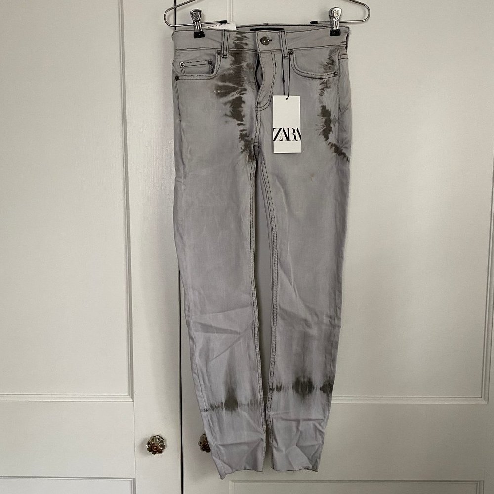 Zara Gray Tie Dye Women's Jeans